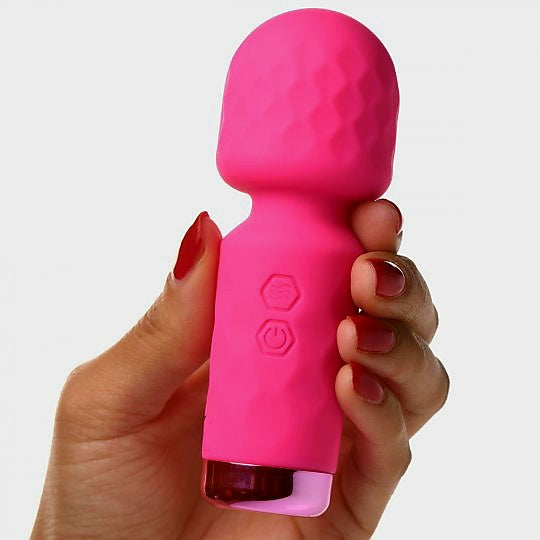 10X Mini Silicone Wand - Pink