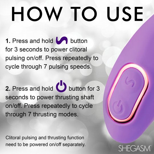 Pro-Thrust Max 14X Thrusting and Pulsing Silicone Rabbit