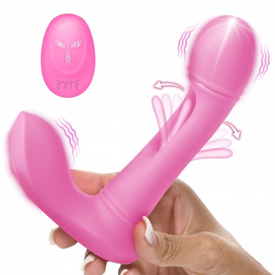 G-Flick G-Spot Flicking Silicone Vibrator with Remote