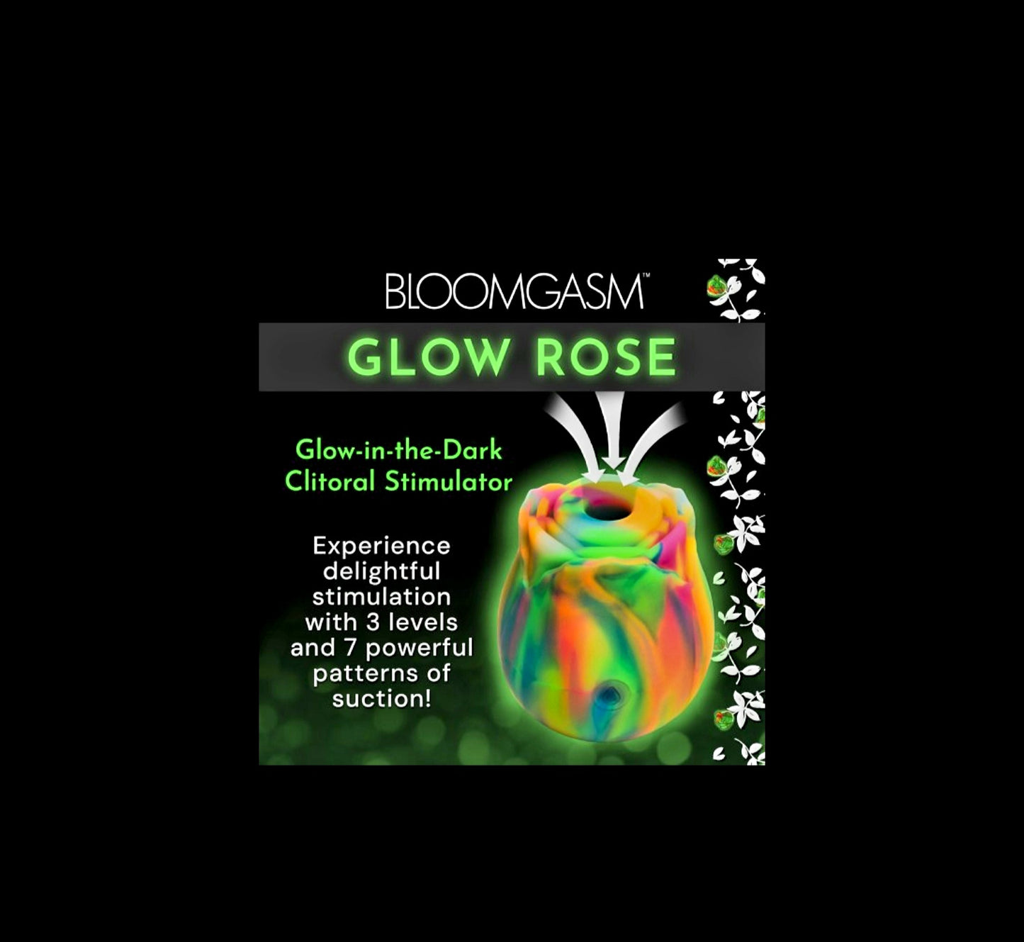 Glow Rose Glow-in-the-Dark Clitoral Stimulator