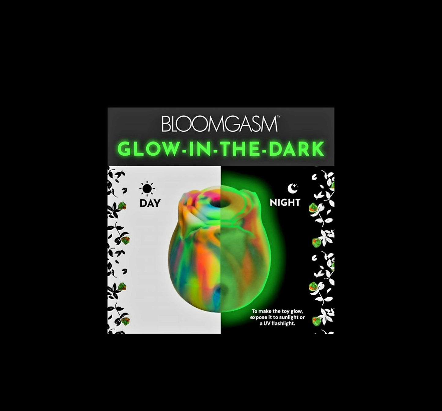 Glow Rose Glow-in-the-Dark Clitoral Stimulator