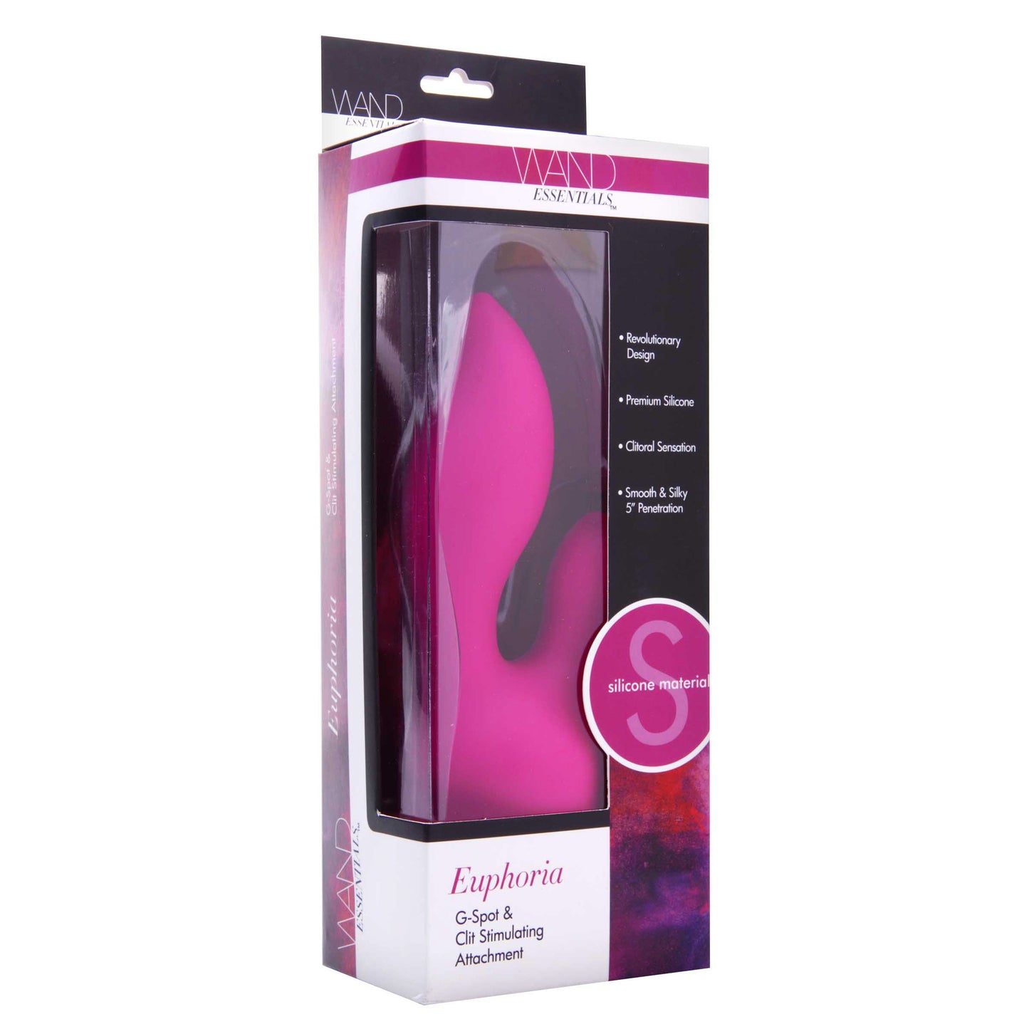 Euphoria G-spot And Clit Stimulating Silicone Wand Massager Attachment