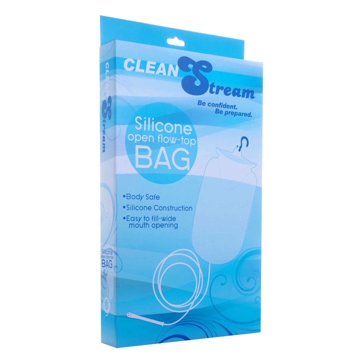 Silicone Open Flow Top Douche And Enema Bag