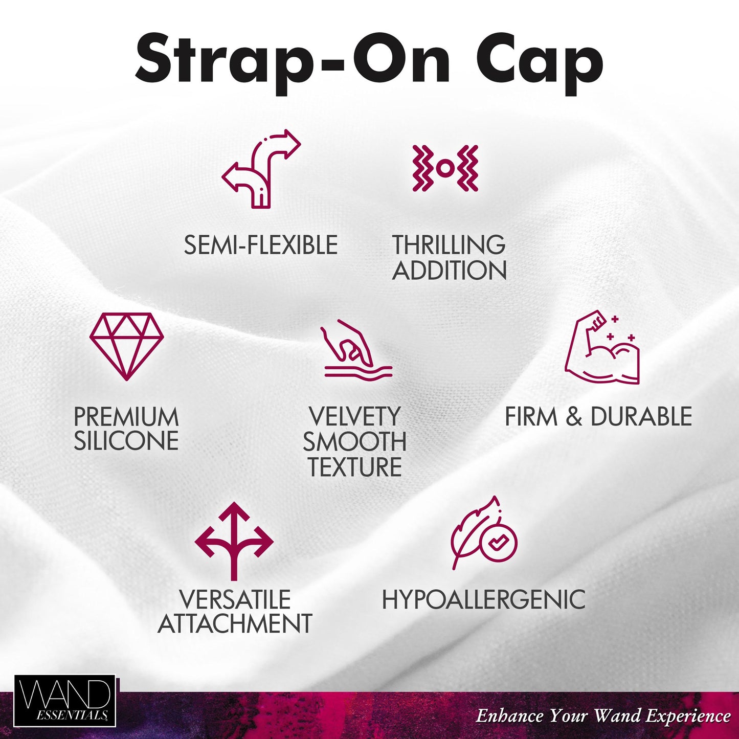 Strap Cap Wand Harness For Dildos