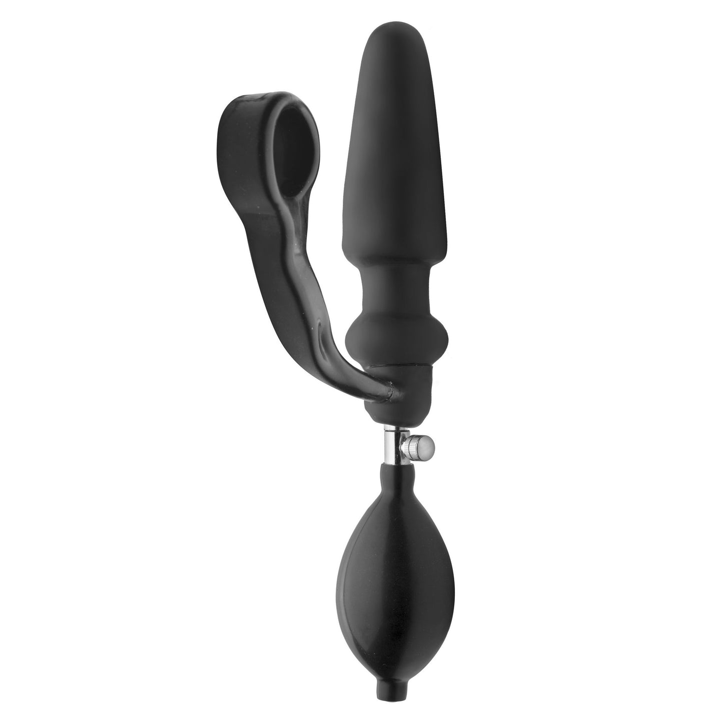 Exxpander Inflatable Plug With Cock Ring And Removable Pump