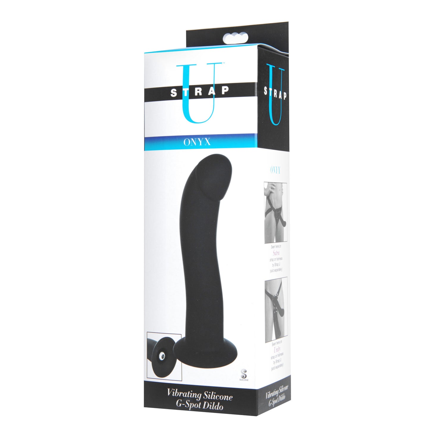 Onyx Vibrating Silicone G-spot Dildo