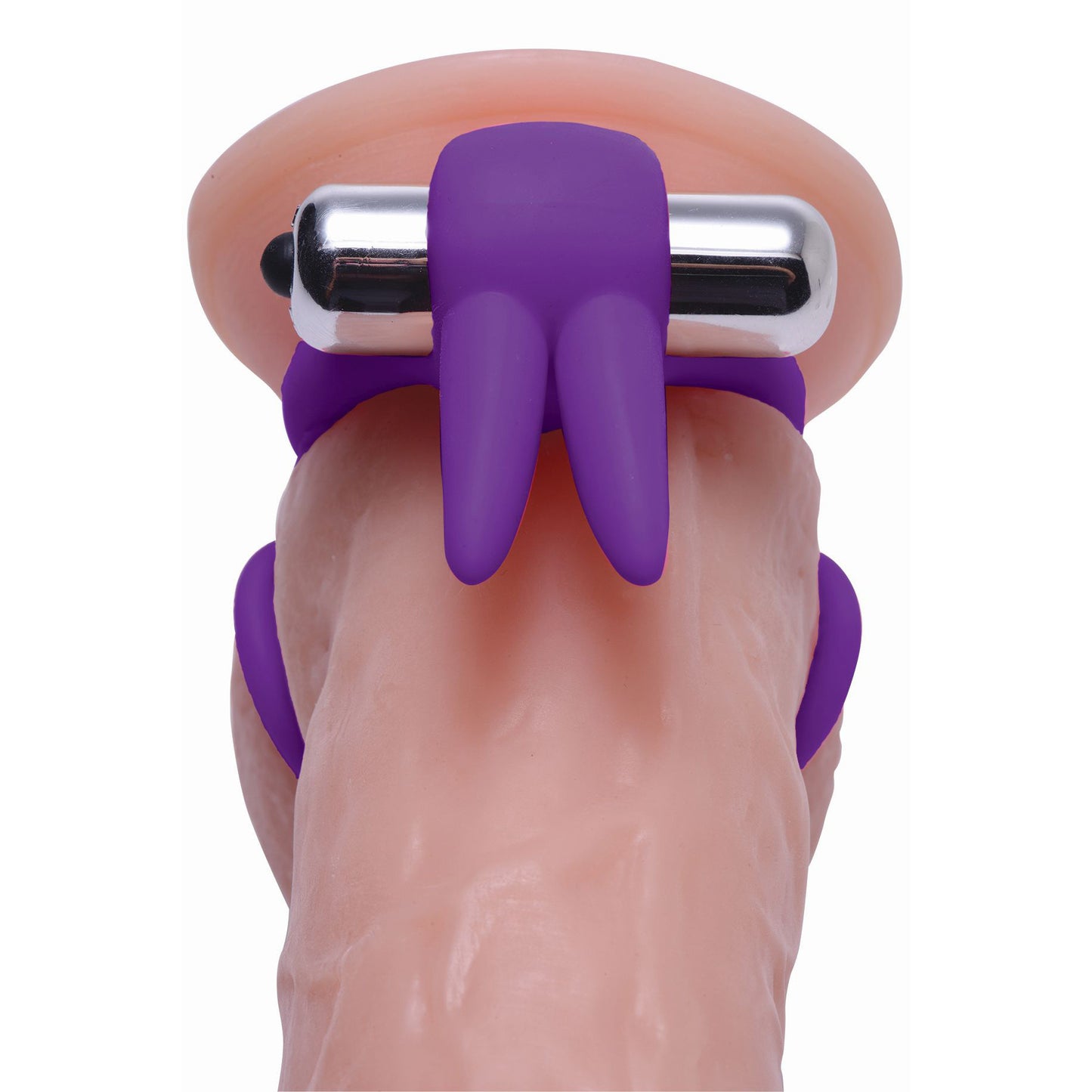 Throbbin Hopper Cock And Ball Ring With Vibrating Clit Stimulator