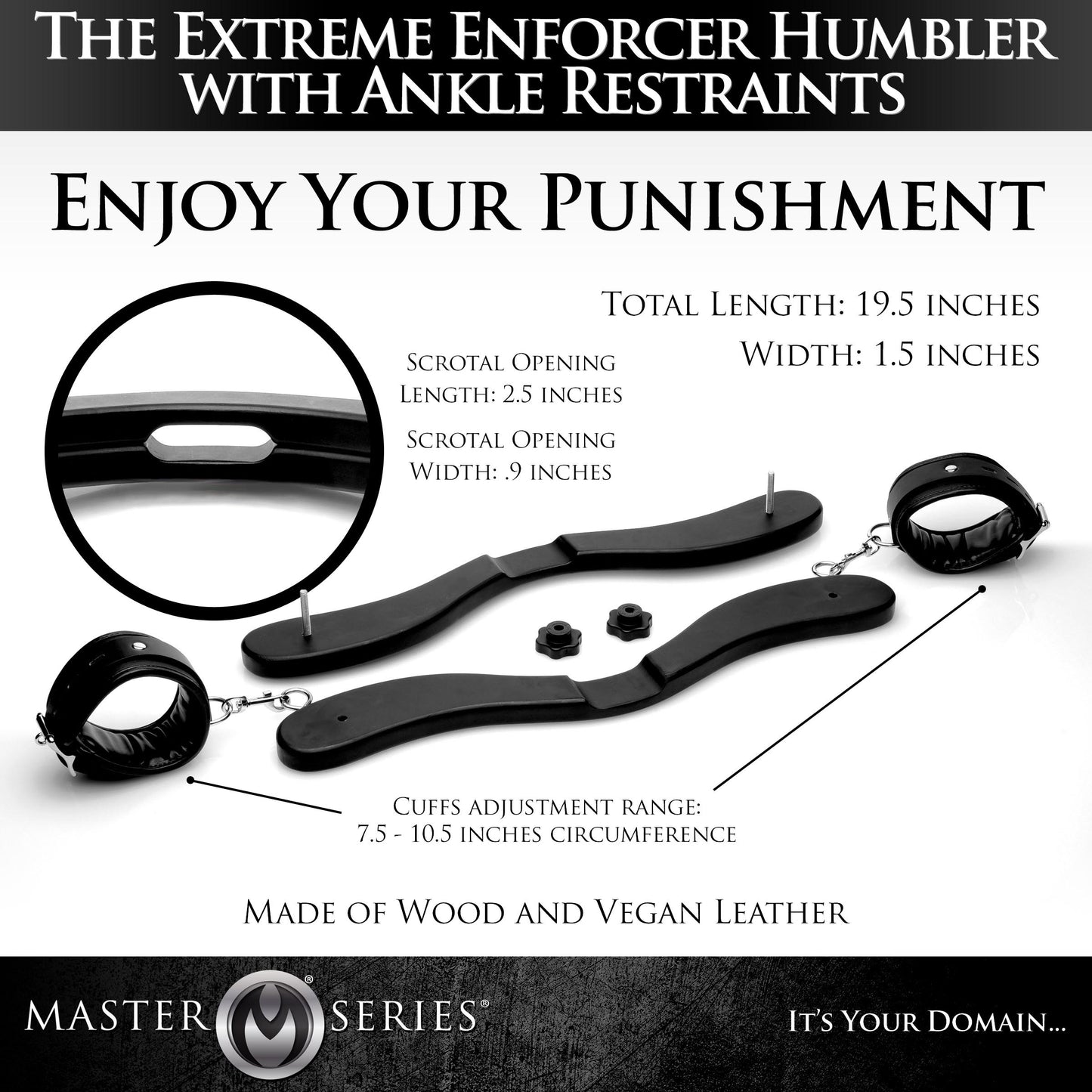 The Extreme Enforcer Humbler With Ankle Restraints