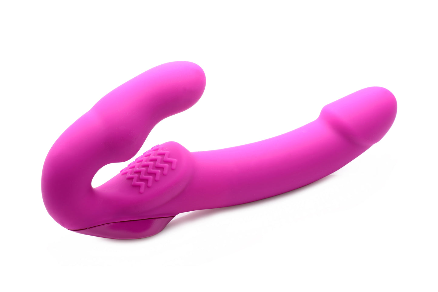 Evoke Rechargeable Vibrating Silicone Strapless Strap On