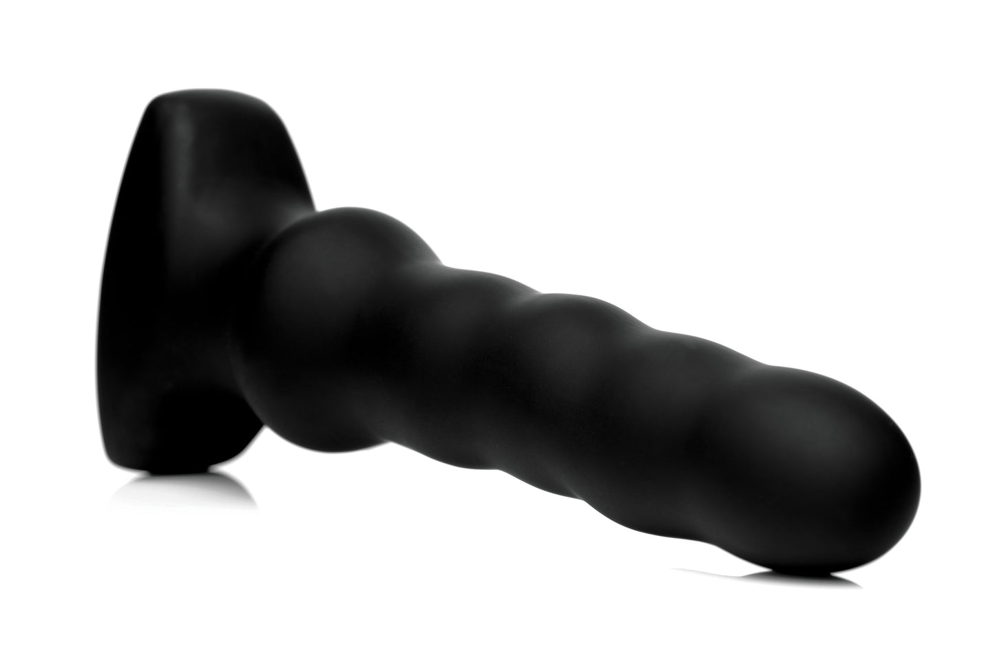 Silicone Vibrating And Squirming Plug With Remote Control