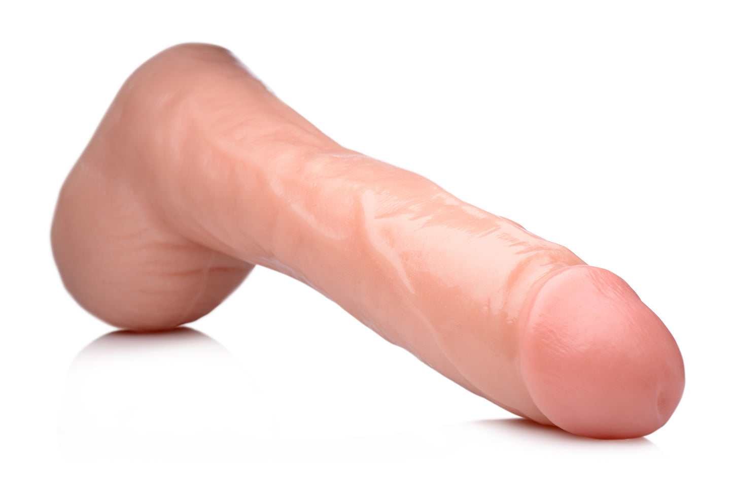 10 Inch Cock Lock Dildo With Balls