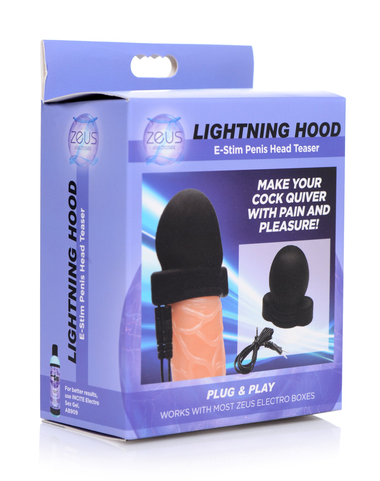 Lightning Hood E-stim Penis Head Teaser