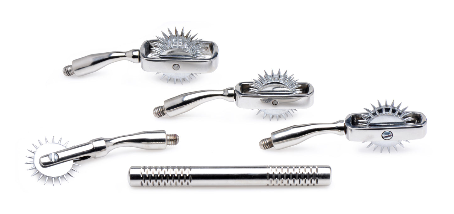 Deluxe Wartenberg Wheel Set With Travel Case