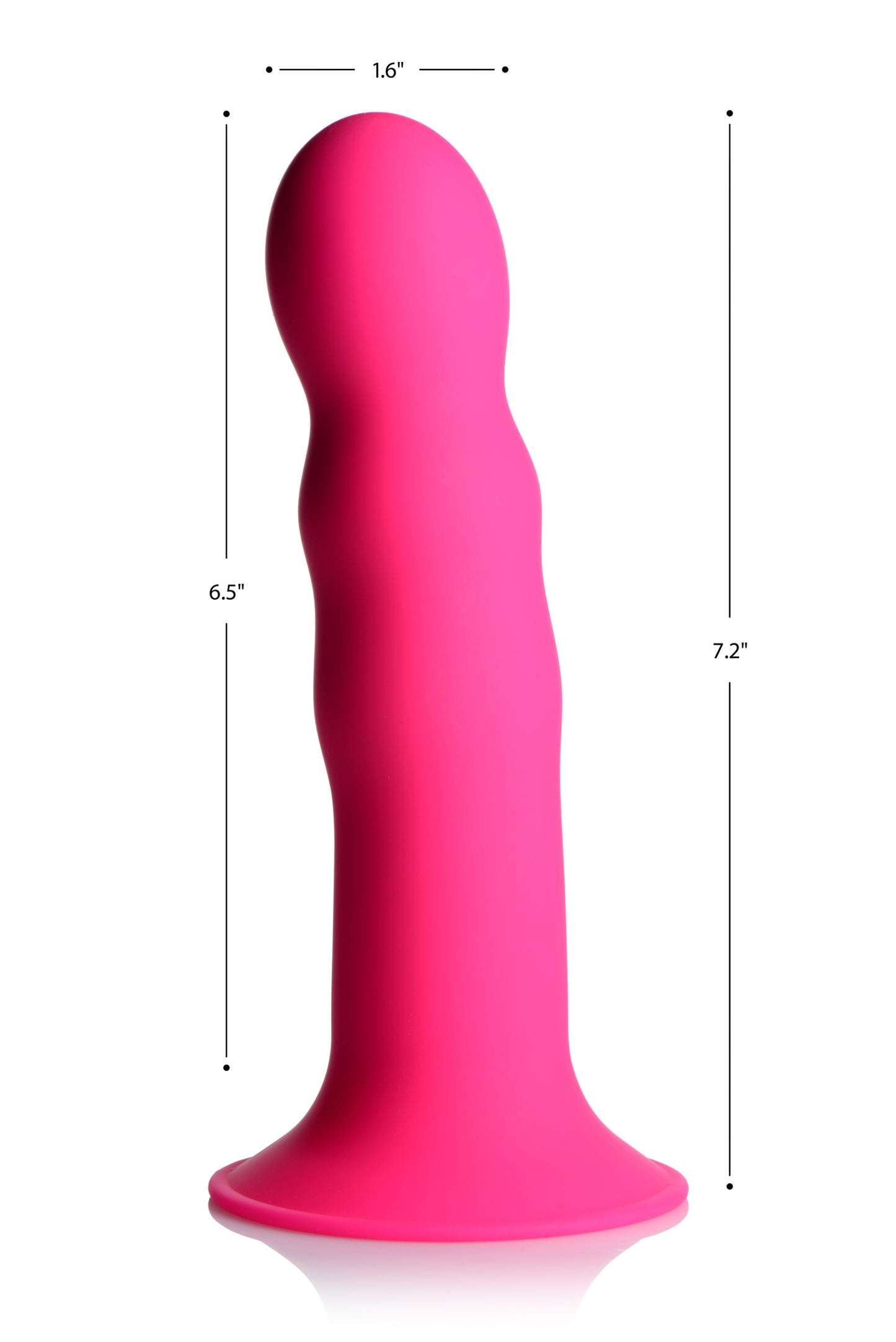 Squeezable Wavy Dildo