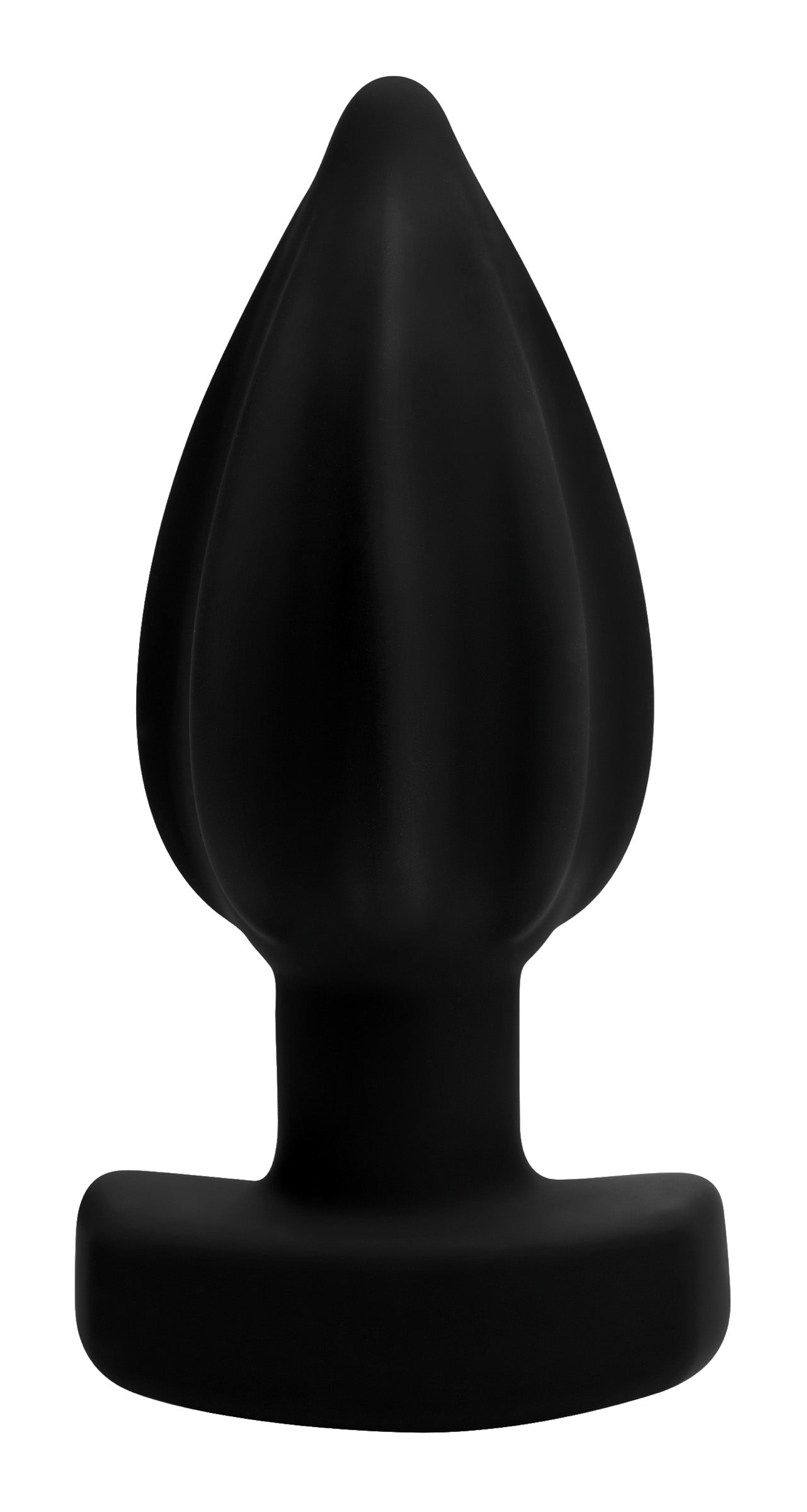 The Assterisk 10x Ribbed Silicone Remote Control Vibrating Butt Plug