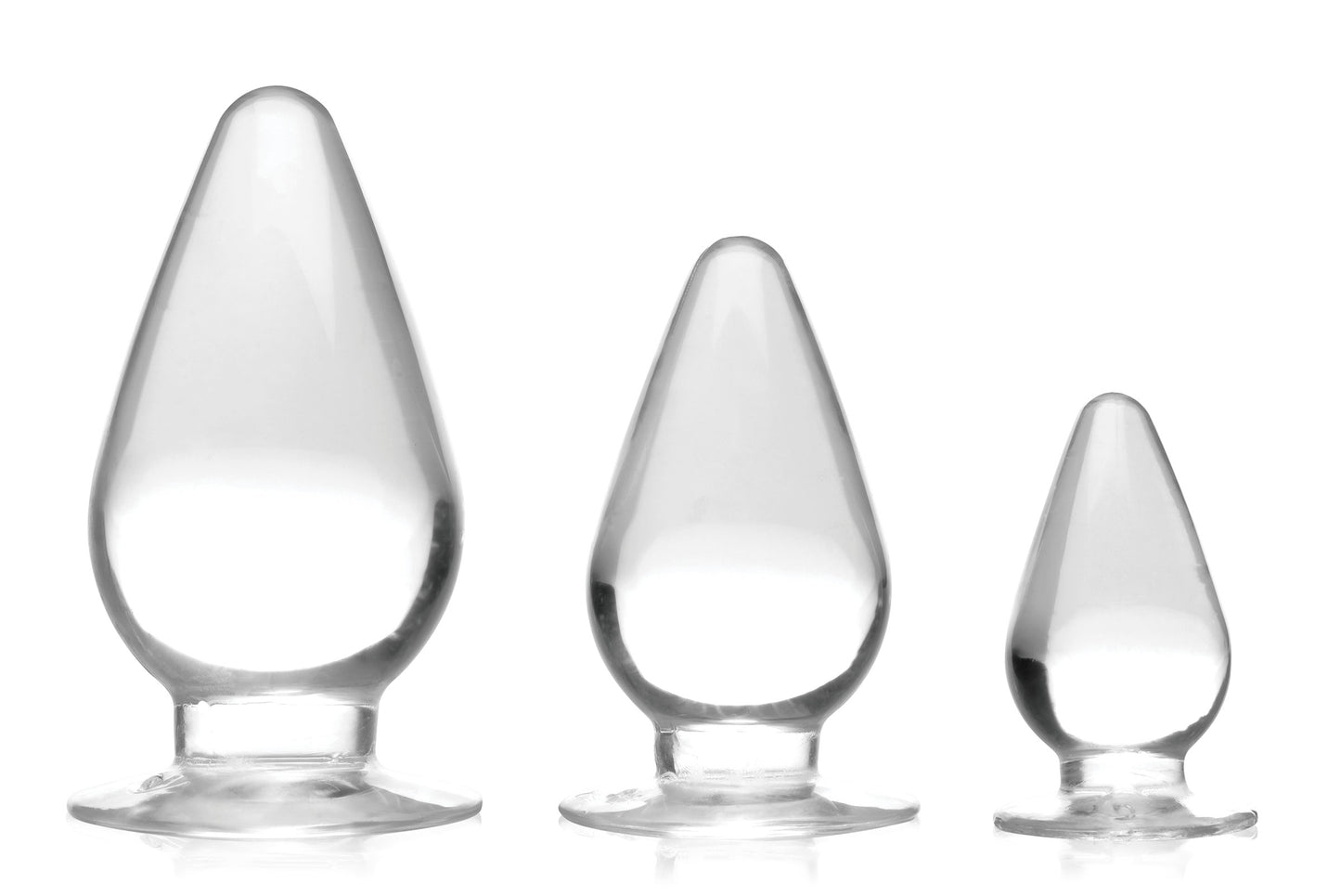 Triple Cones 3 Piece Anal Plug Set