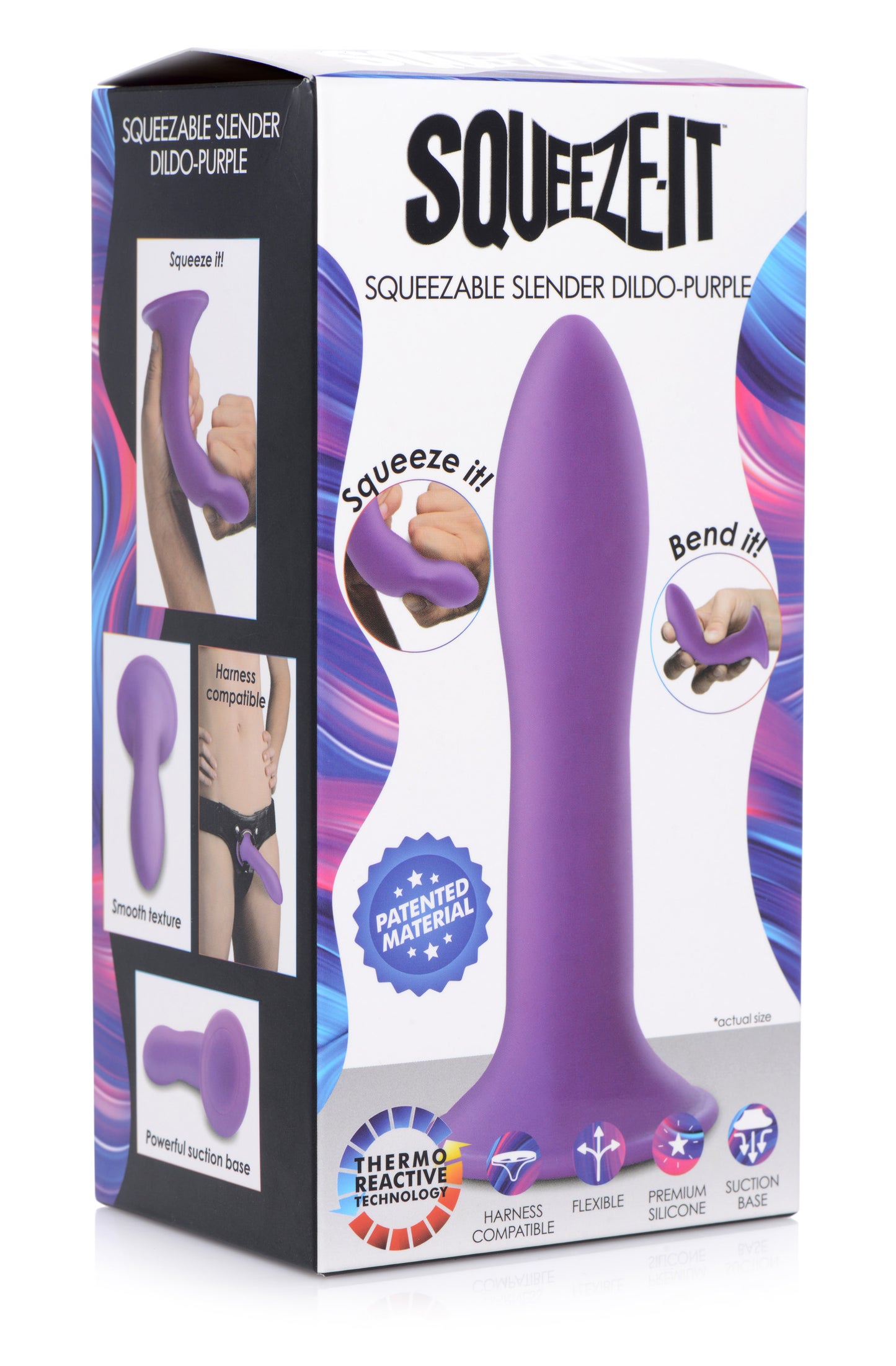 Squeezable Slender Dildo