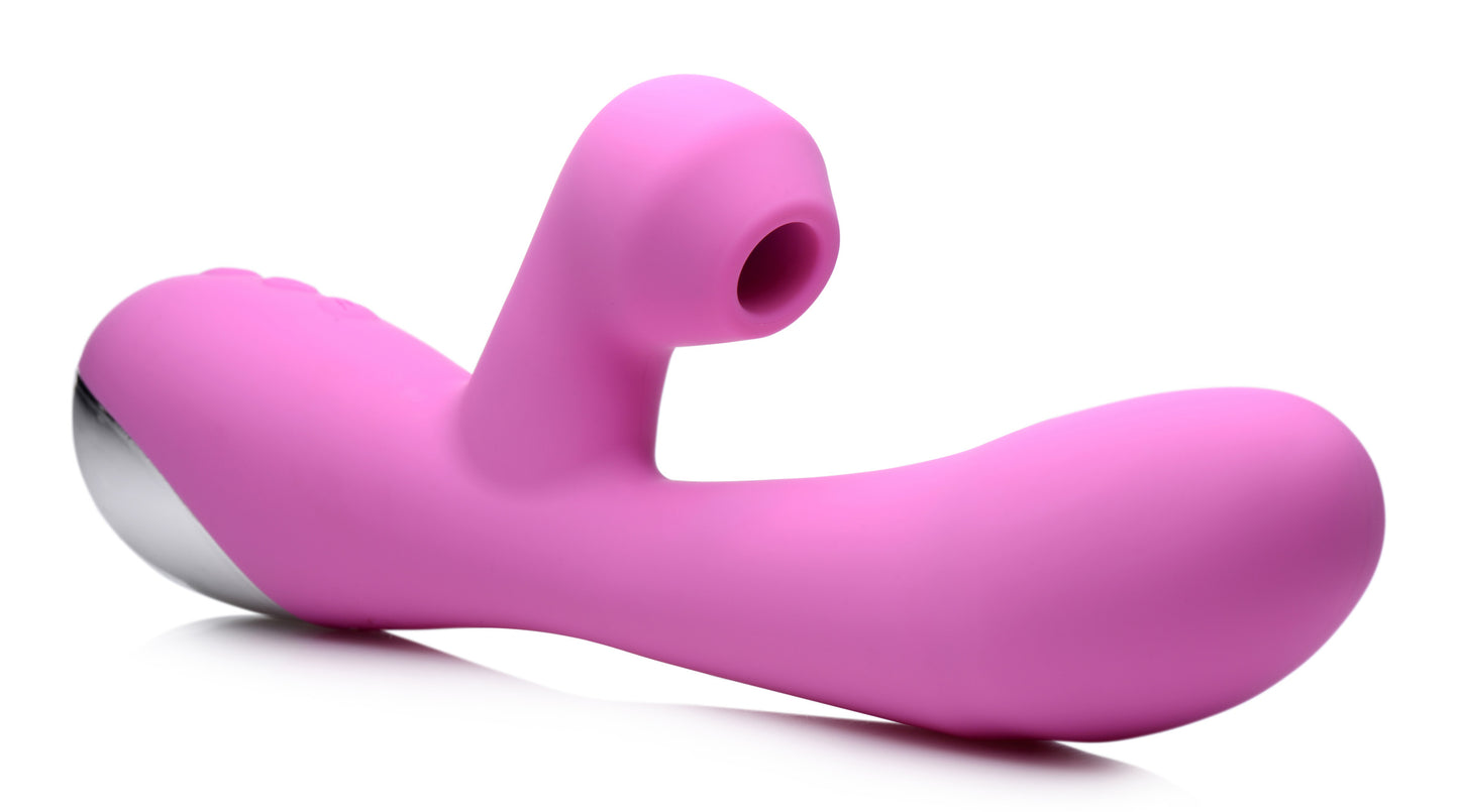 Shegasm 5 Star 7x Suction Come-hither Silicone Rabbit -