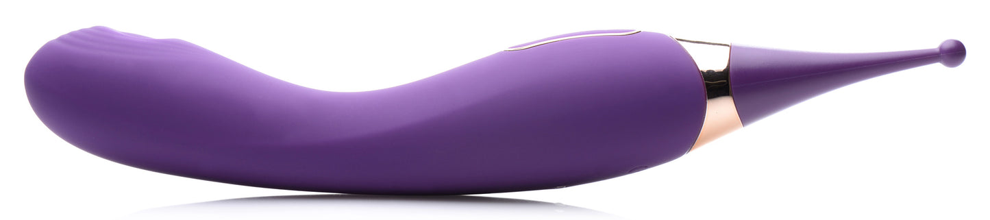 Pulsing G-spot Pinpoint Silicone Vibrator With Attachments