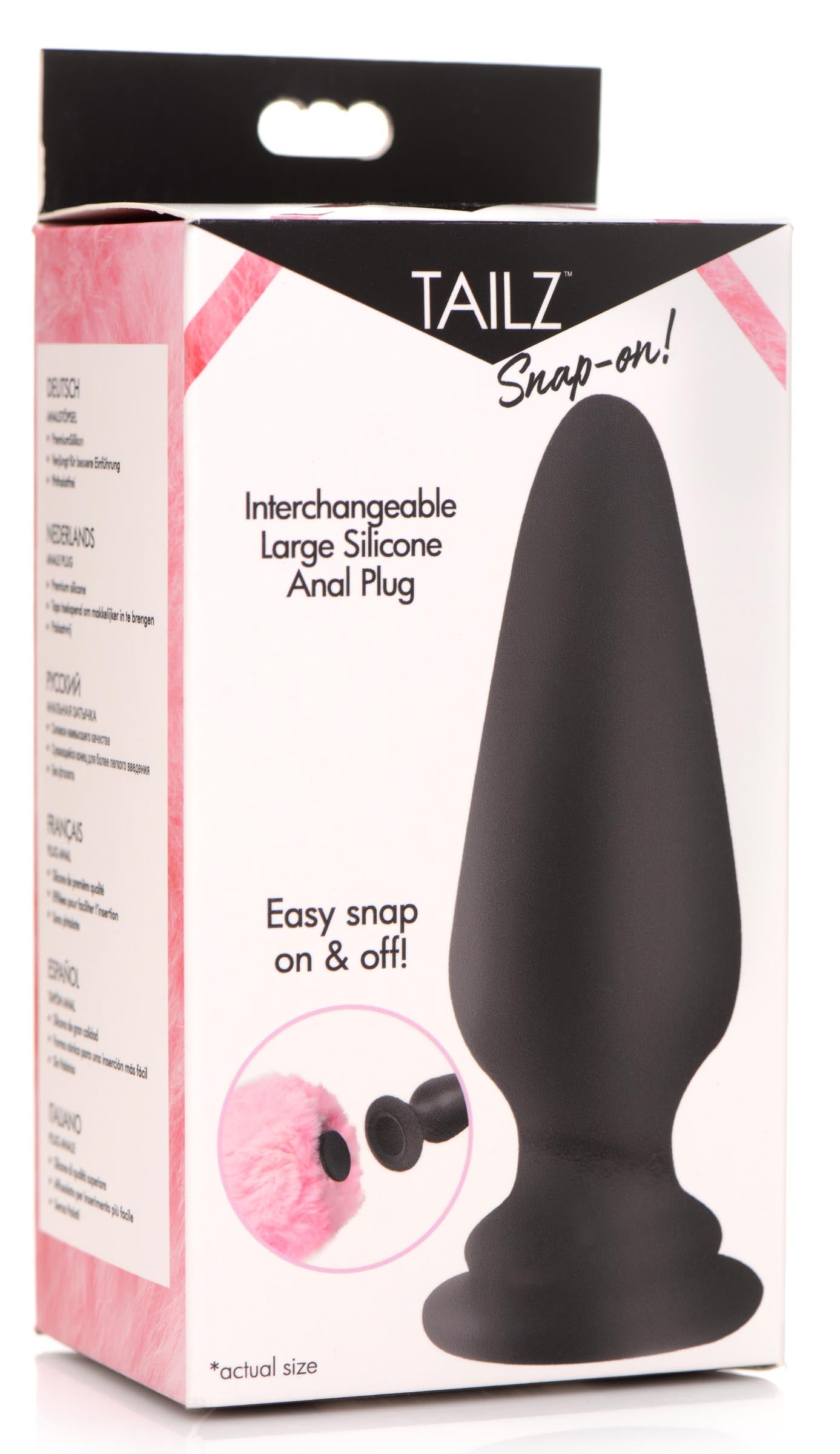 Interchangeable Silicone Anal Plug