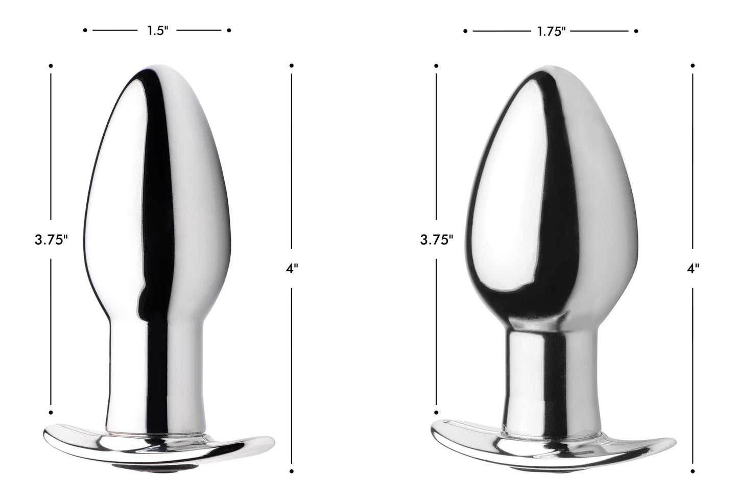 Chrome Blast 7x Rechargeable Butt Plug With Remote Control