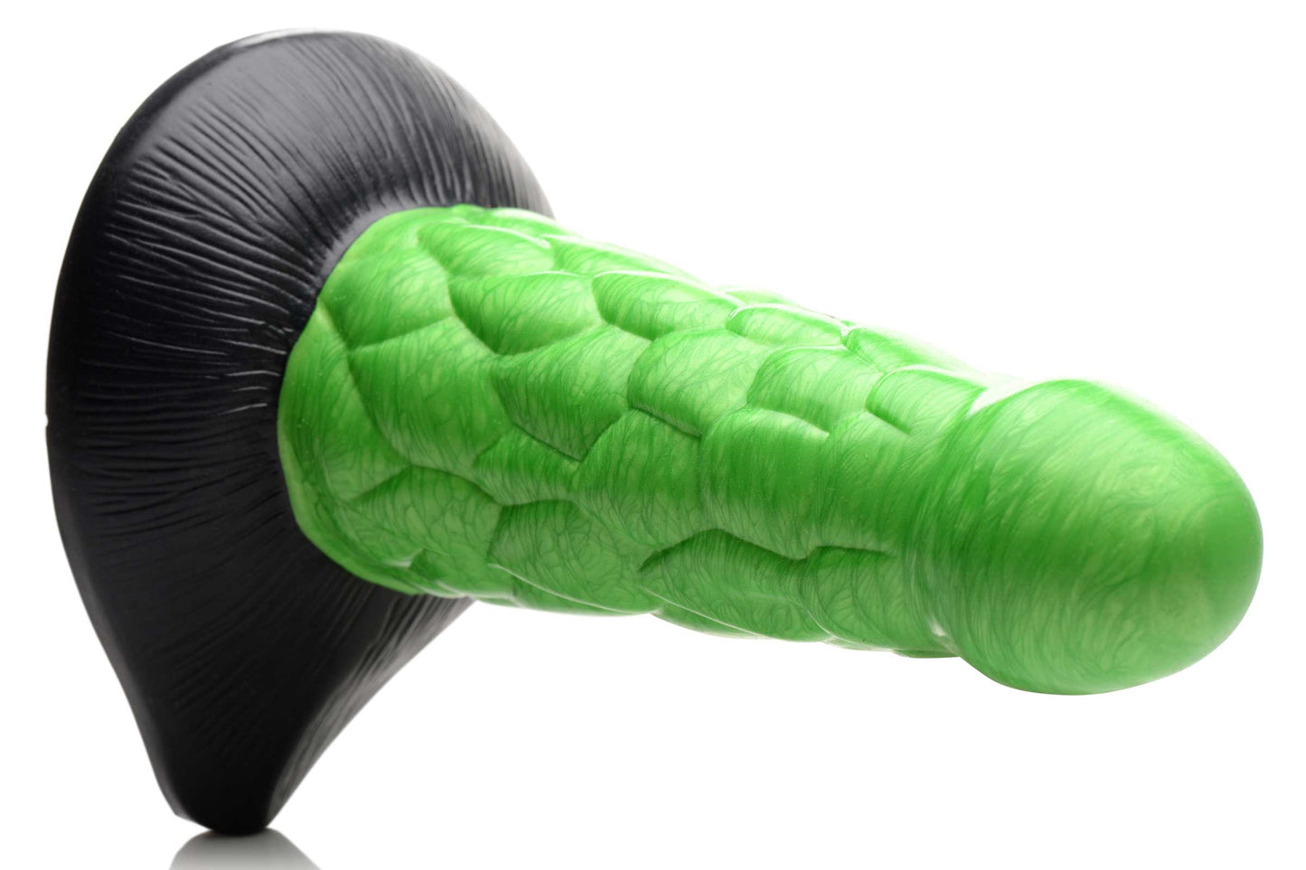 Radioactive Scaly Reptile Thick Silicone Dildo