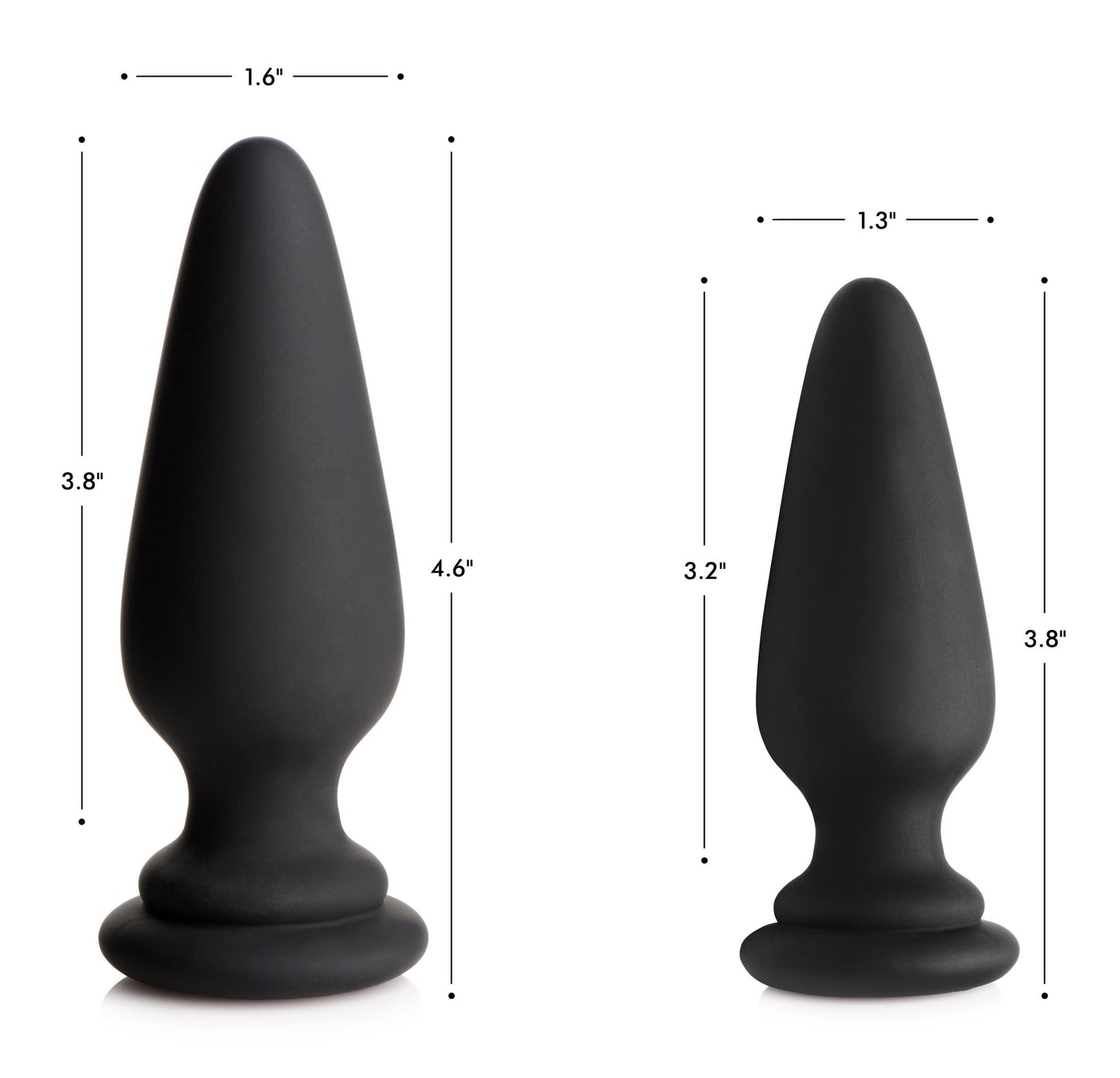 Small Anal Plug With Interchangeable Fox Tail