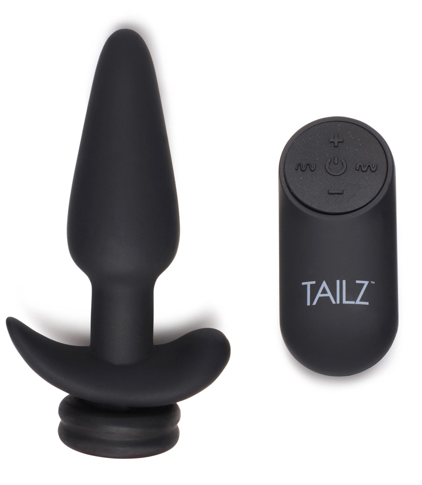 Small Vibrating Anal Plug With Interchangeable Fox Tail