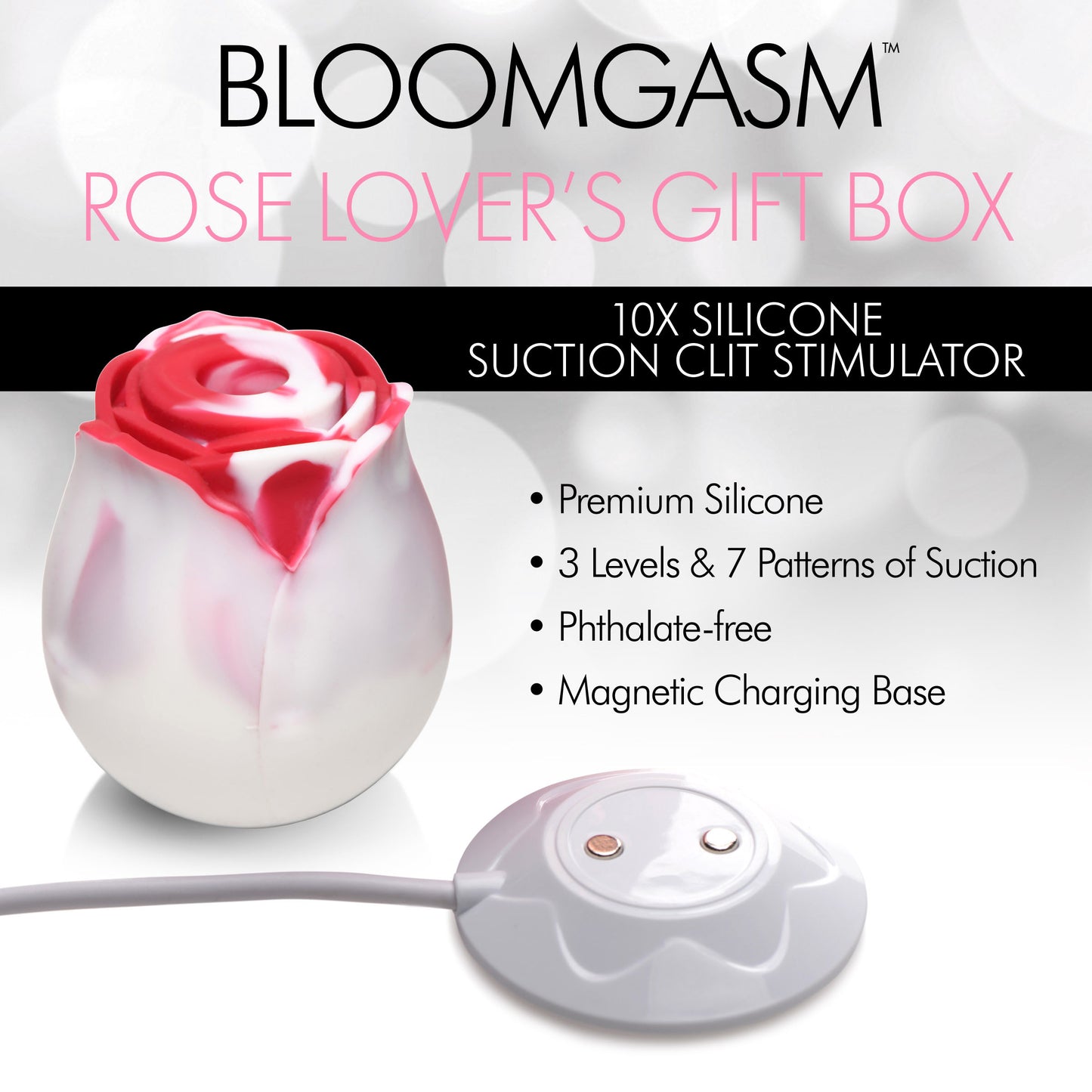 The Rose Lovers Gift Box 10x Clit Suction Rose -