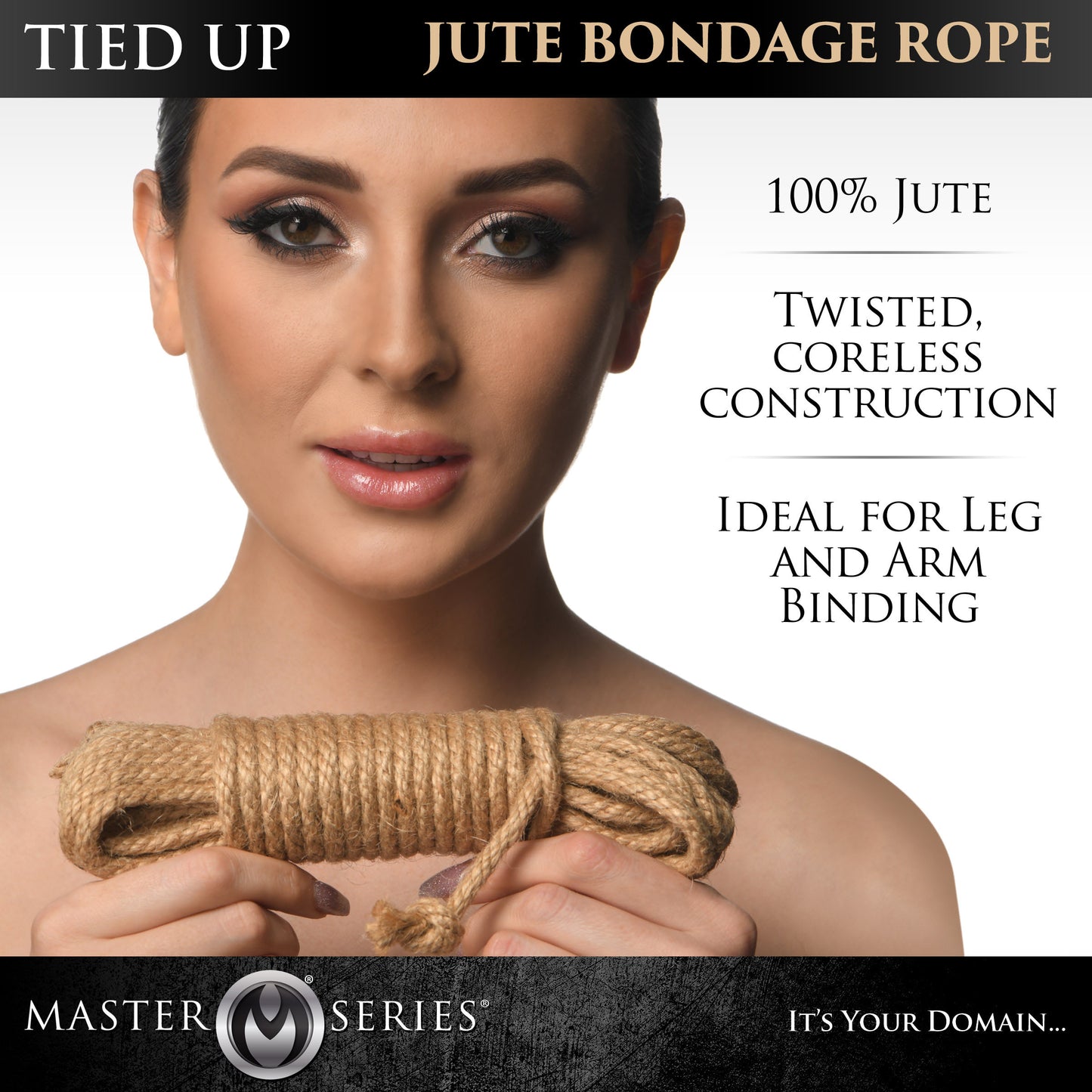 Tied Up Jute Bondage Rope