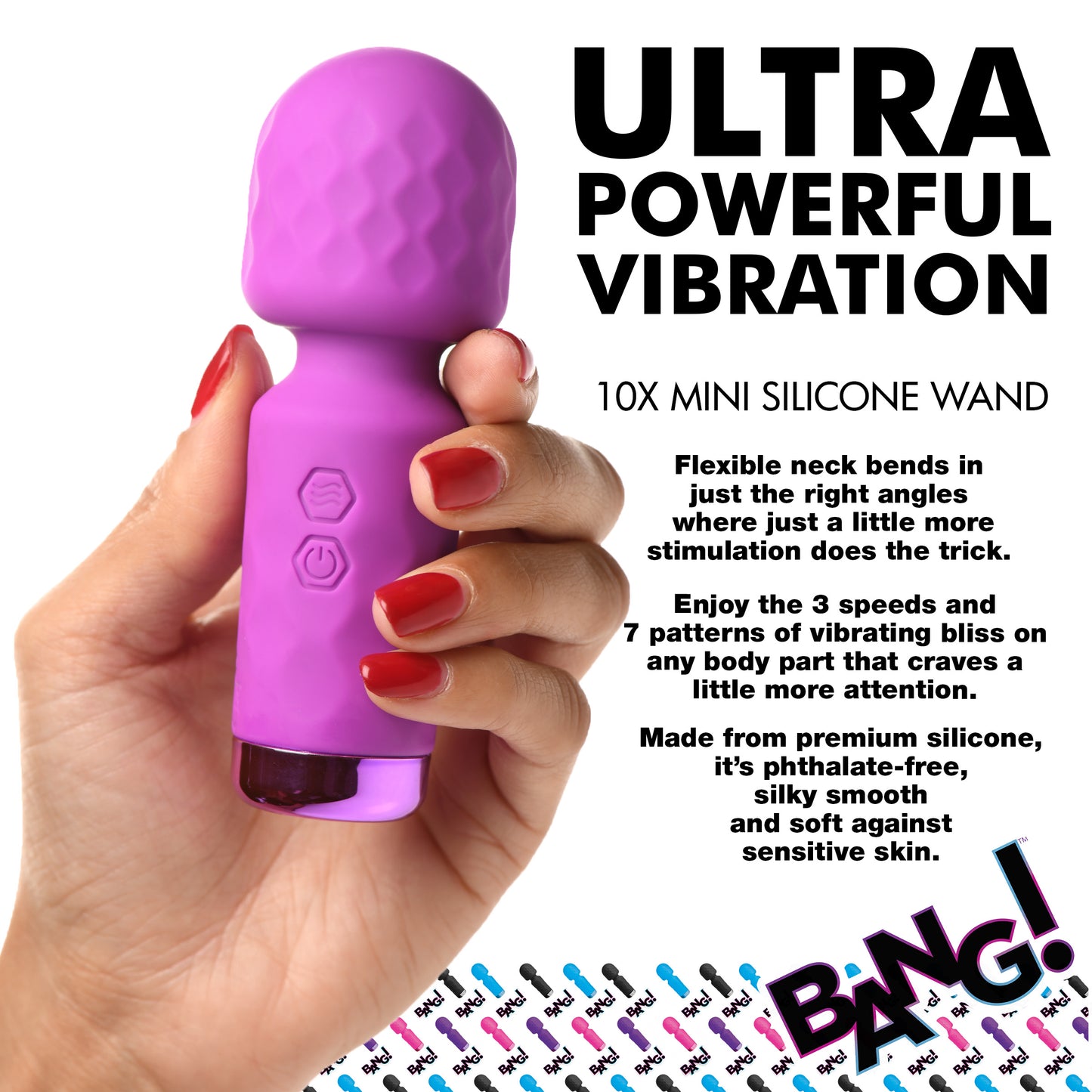 10x Mini Silicone Wand