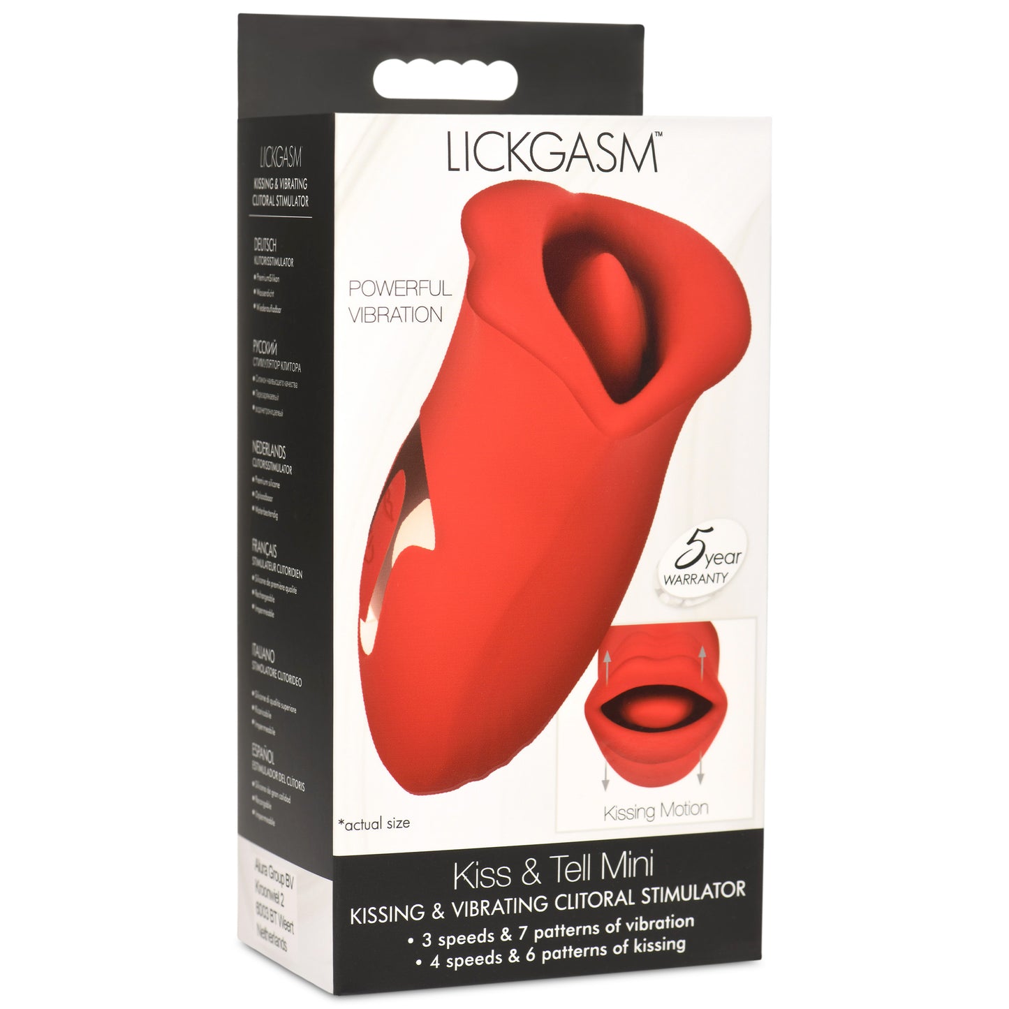 Kiss And Tell Mini Kissing And Vibrating Clitoral Stimulator