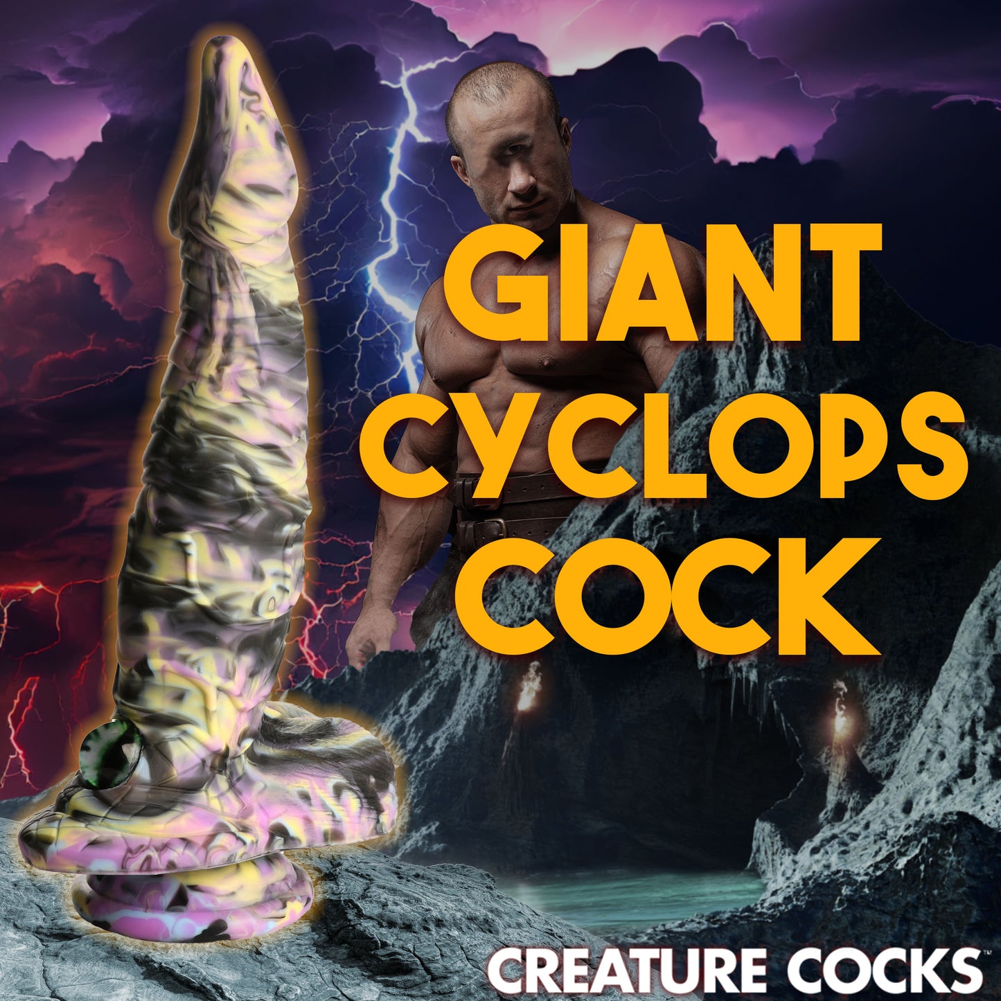 Cyclops Monster Silicone Dildo