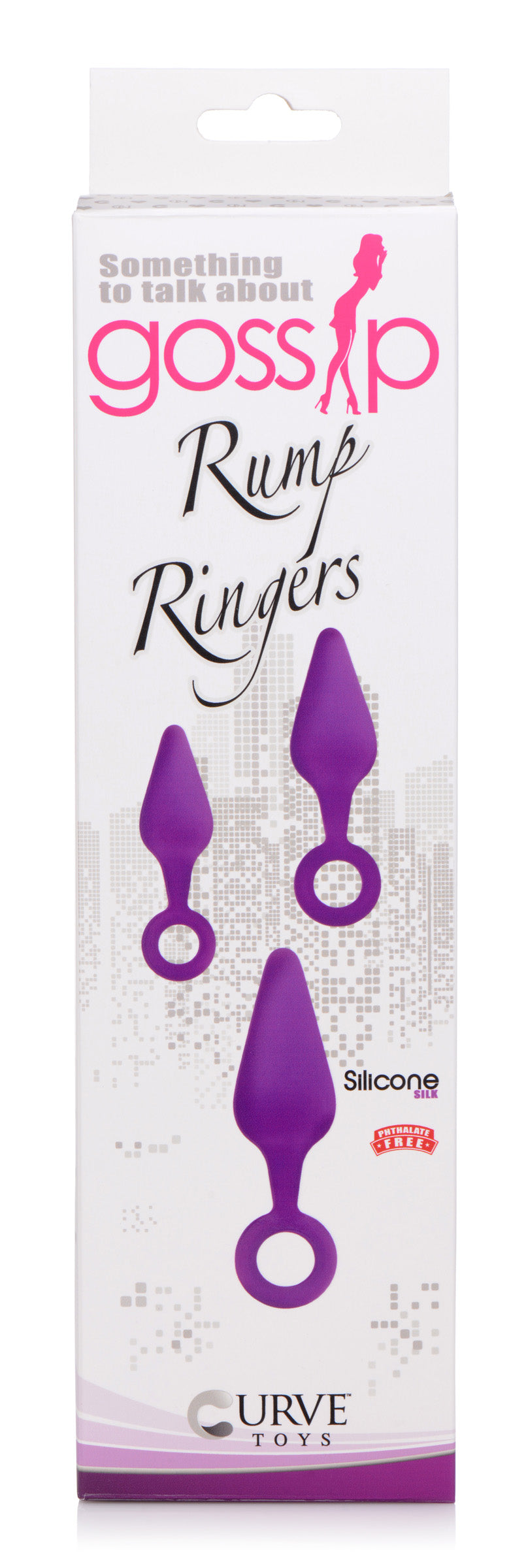 Rump Ringers 3 Piece Silicone Anal Plug Set