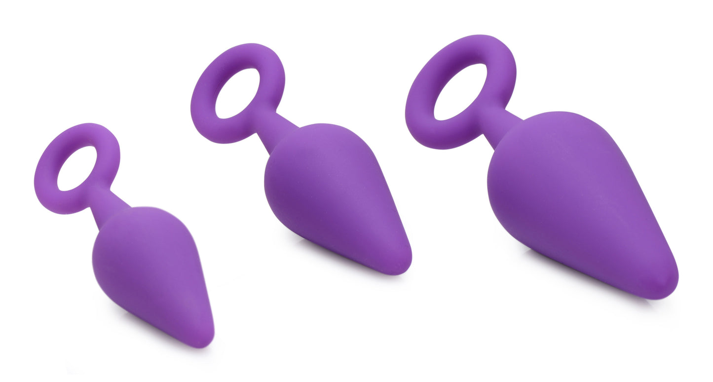 Rump Ringers 3 Piece Silicone Anal Plug Set