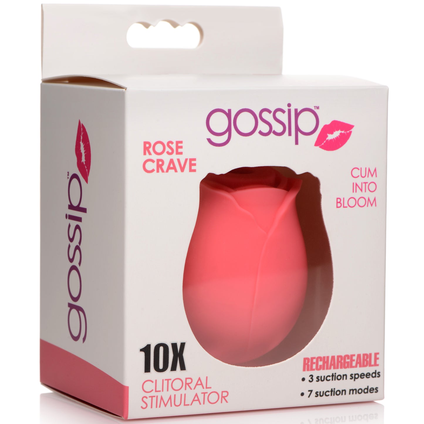 10x Rose Crave Silicone Clitoral Stimulator