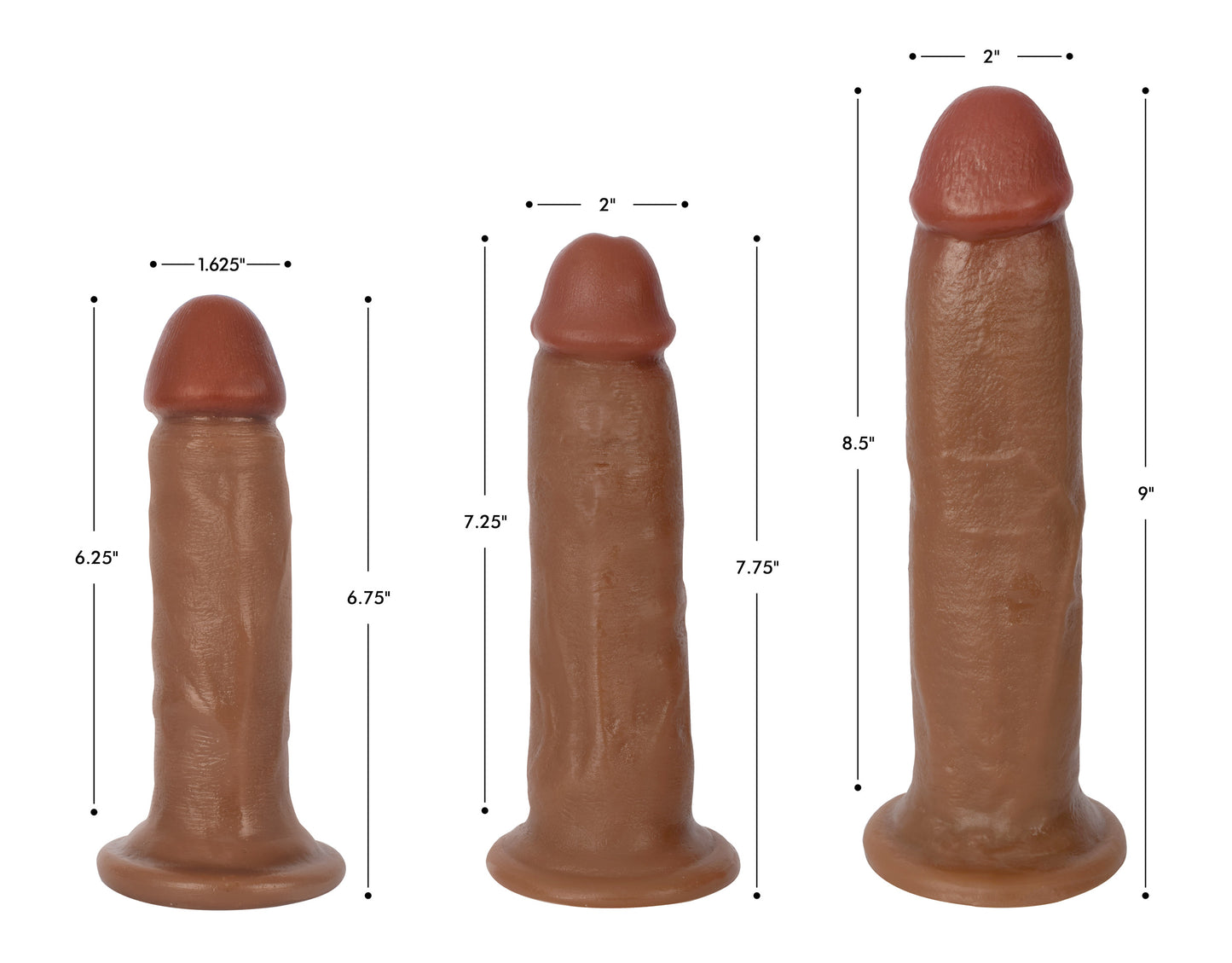 Jock Dark Bareskin Dildo