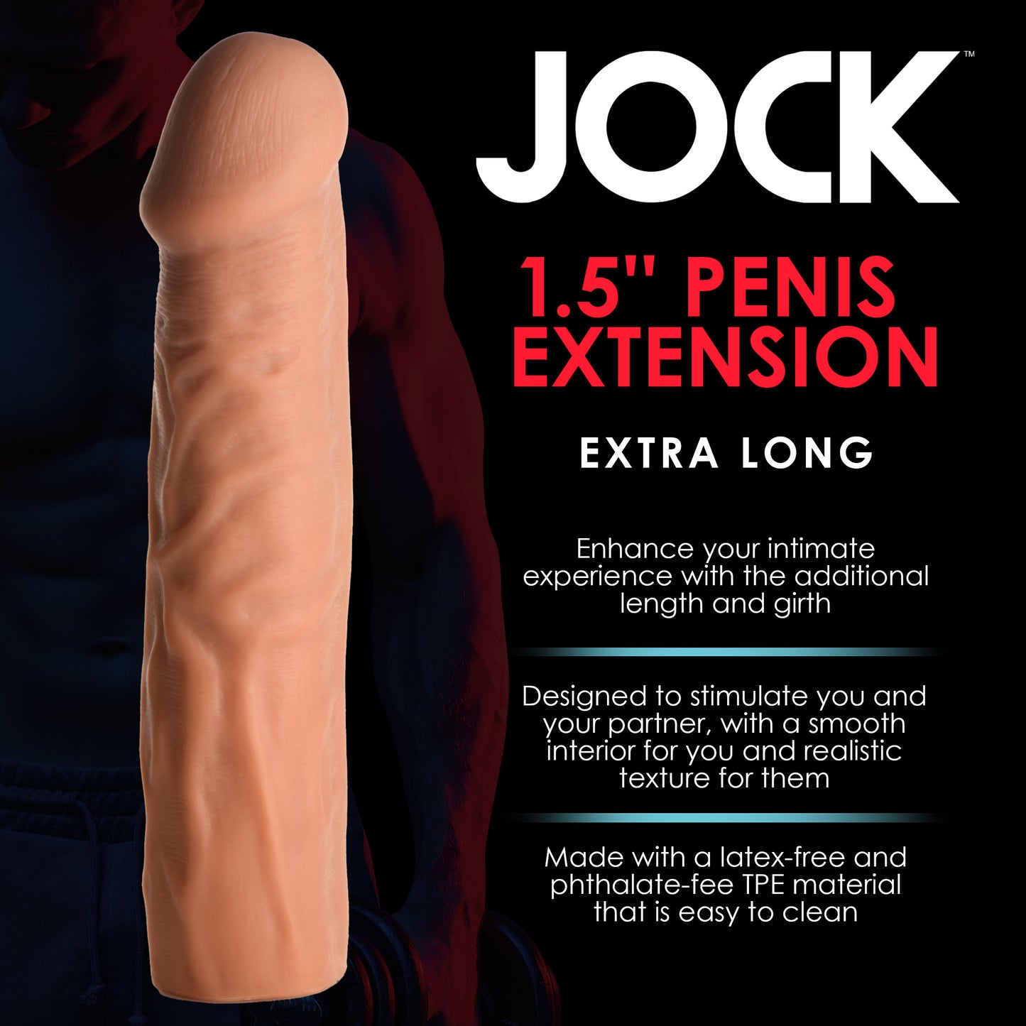 Extra Long 1.5 Inch Penis Extension -