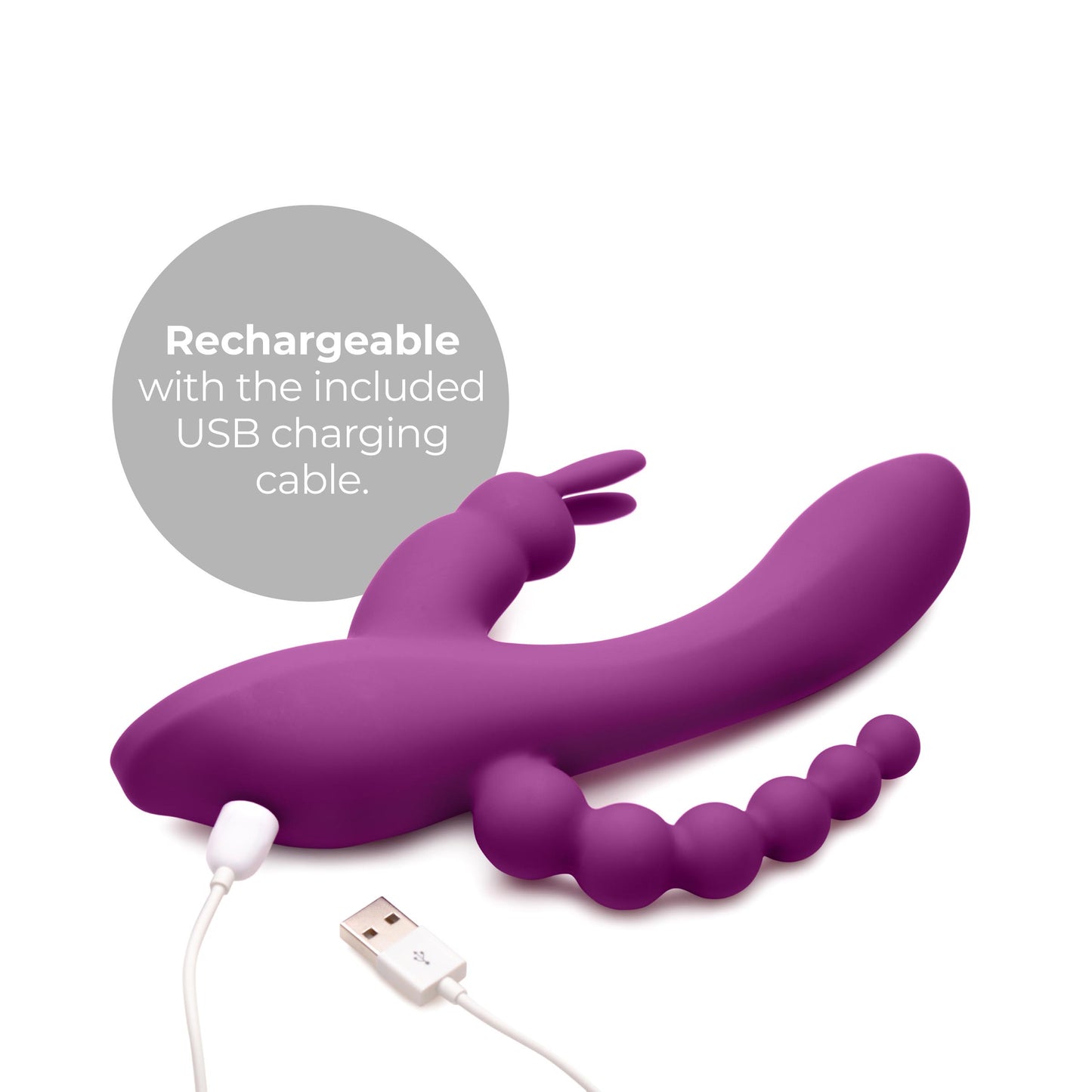 Quivers 10x Silicone G-spot Rabbit Vibrator