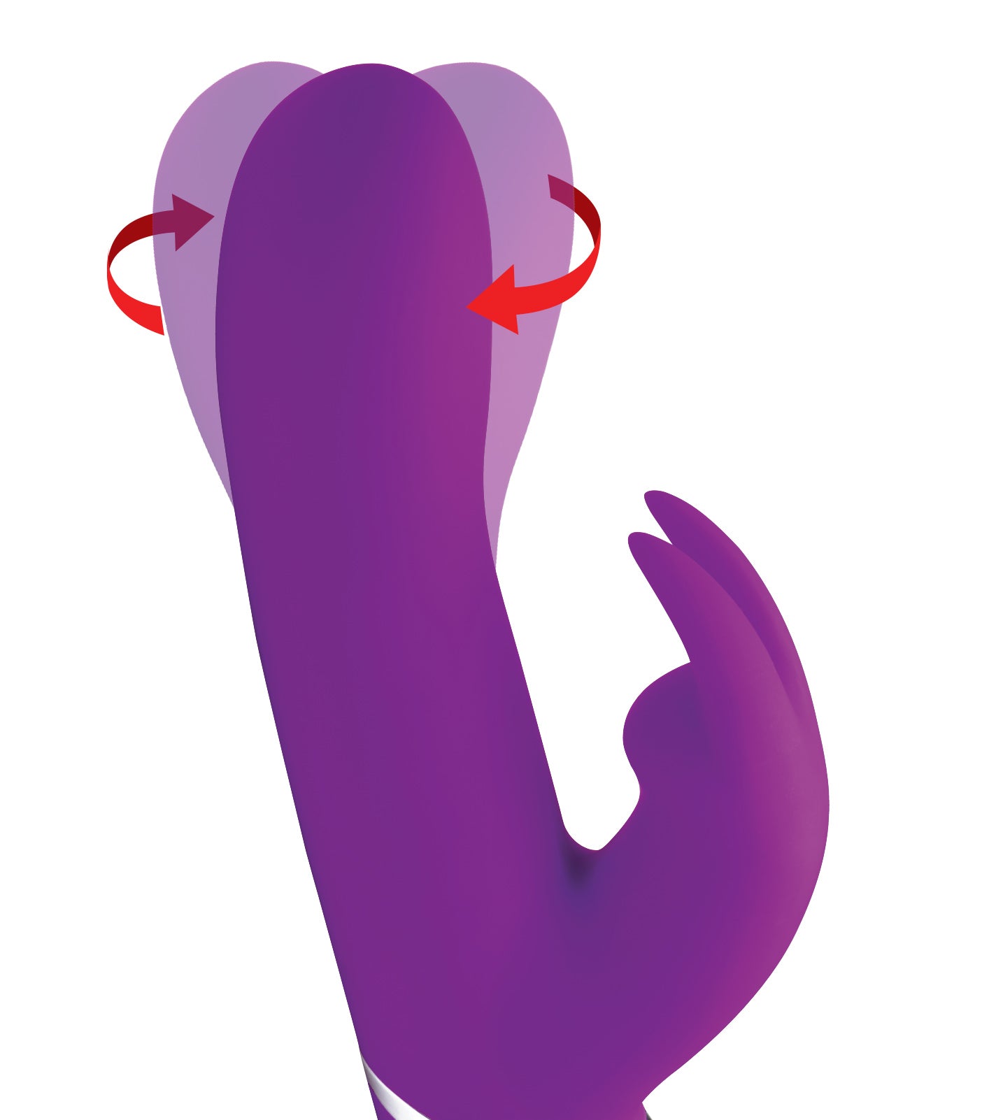 Twirly 66x Spinning Silicone Rabbit Vibrator