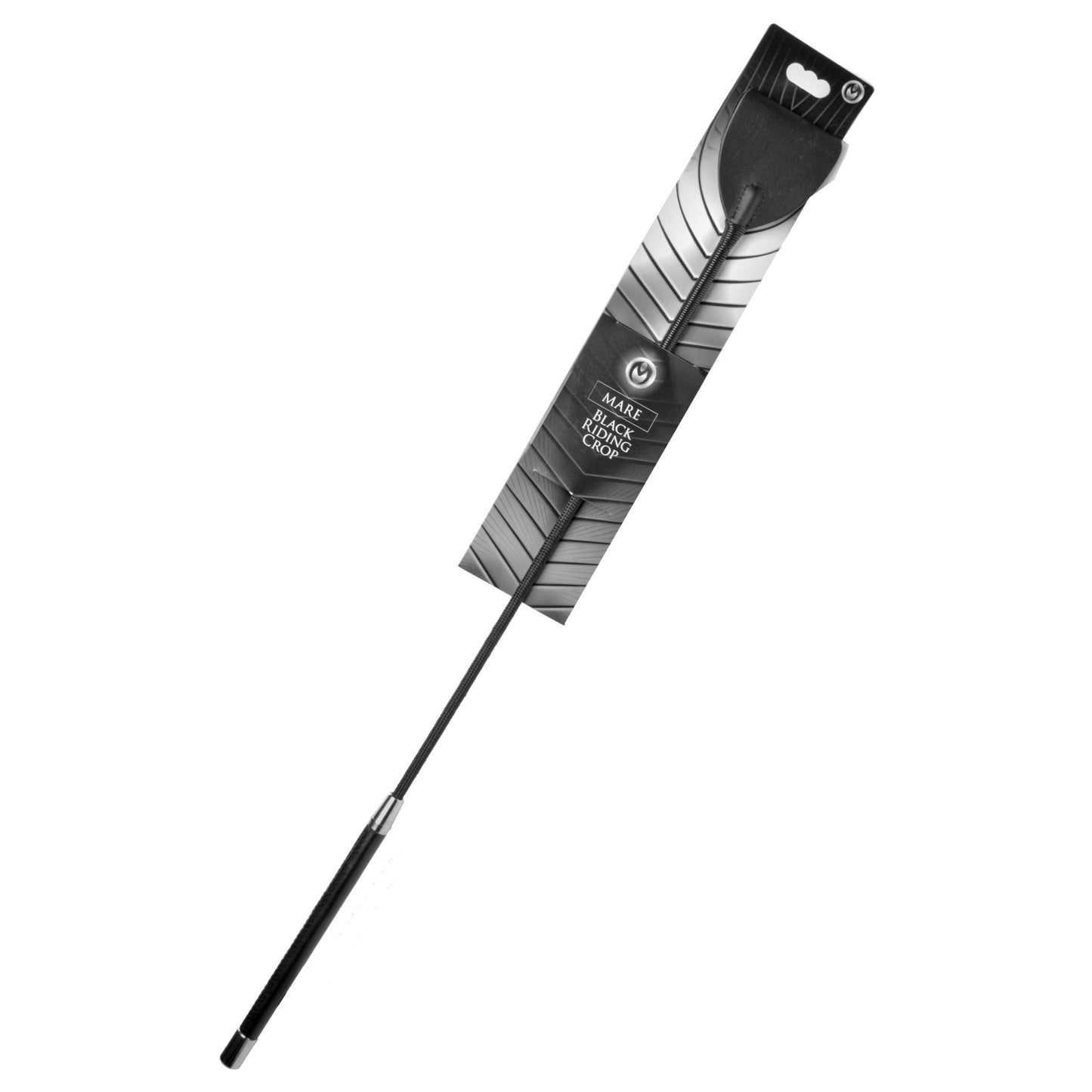 Mare Black Leather Riding Crop