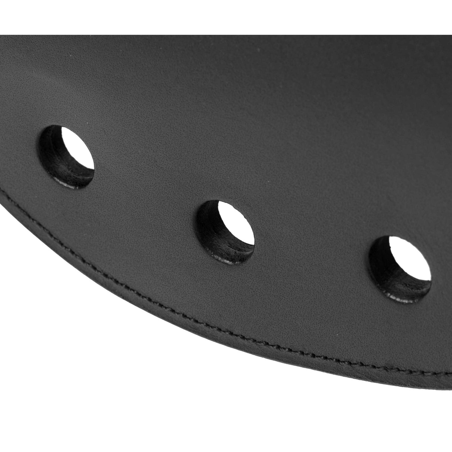 Strict Leather Rounded Paddle With Holes