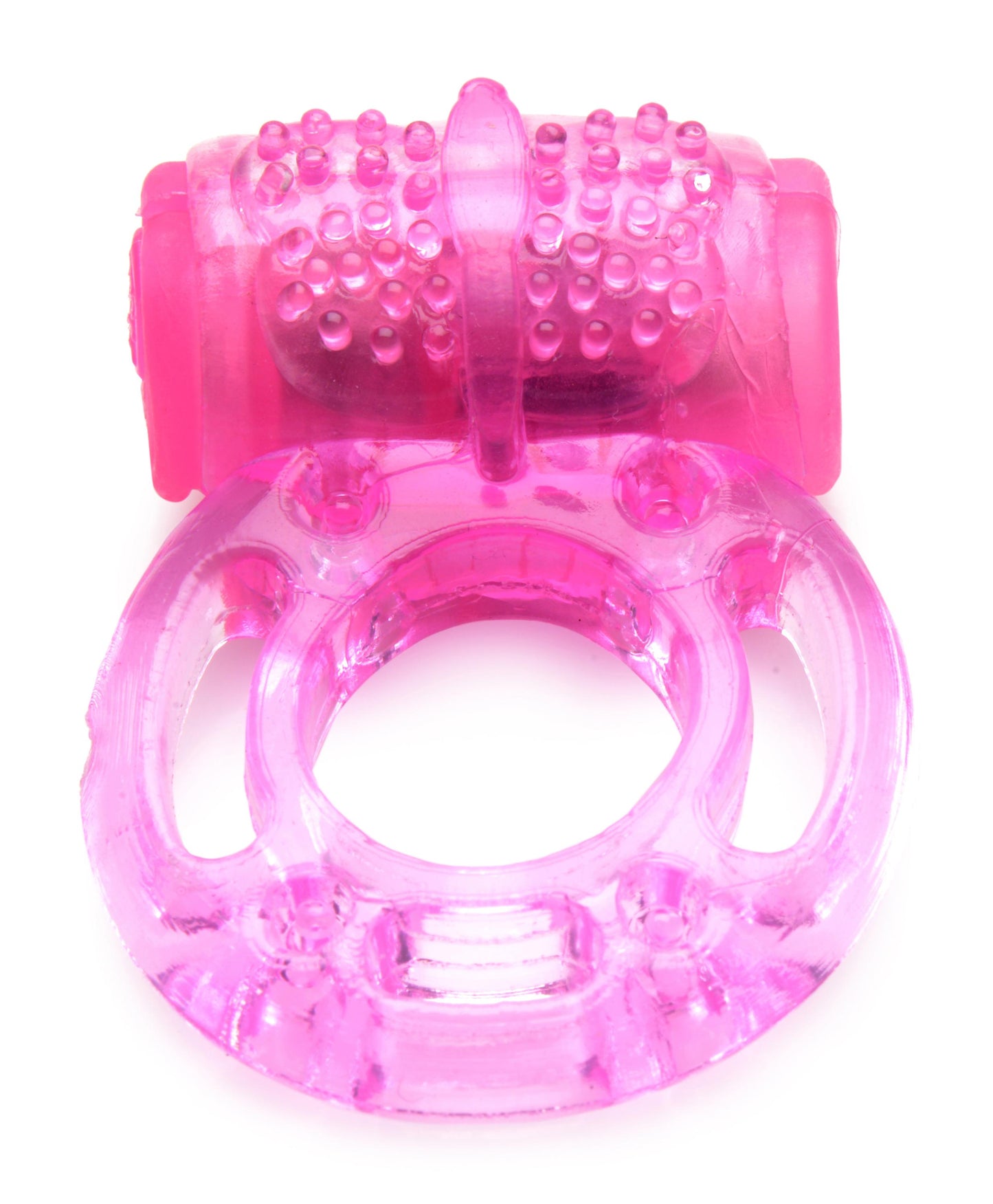 Pink Vibrating Cock Ring