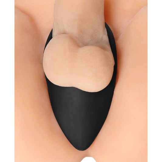 Taint Teaser Silicone Cock Ring And Taint Stimulator