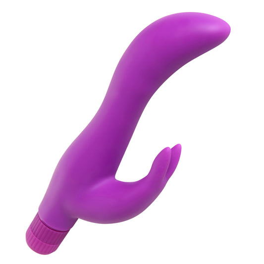 Purple Slim Silicone Rabbit Vibe