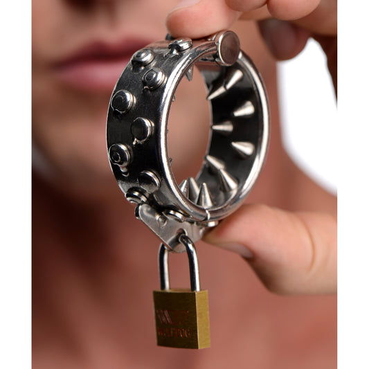 Impaler Locking Cbt Ring With Spikes