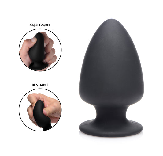 Squeezable Silicone Anal Plug