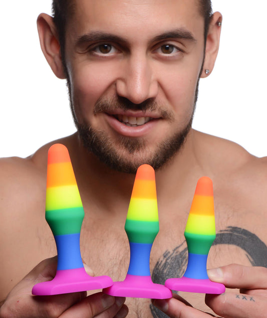 Rainbow Ready Silicone Anal Set