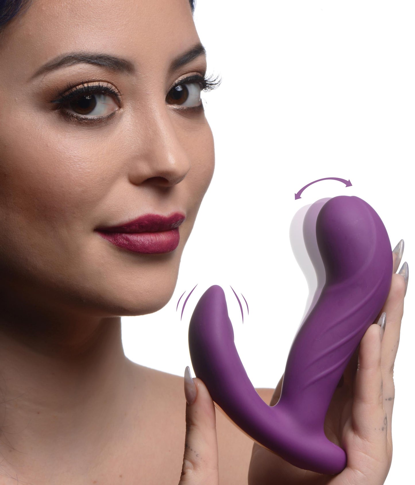 G-rocker 10x Come Hither Silicone Vibrator With Remote Control