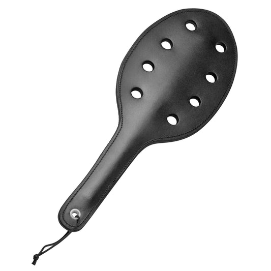 Strict Leather Rounded Paddle With Holes